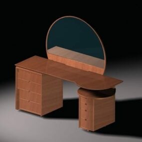 Ložnice make-up toaletní stolek 3D model
