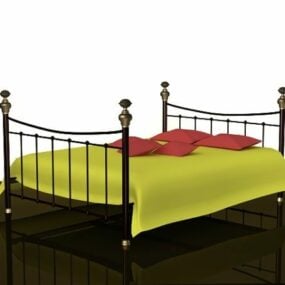 Brass Bed 3d model