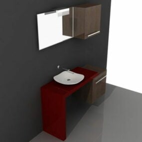 3d модель туалетного столика для ванної кімнати