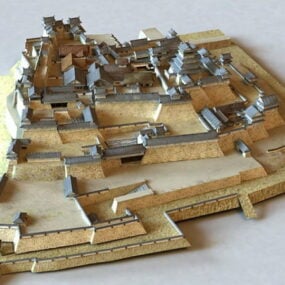 China kuno Castle model 3d