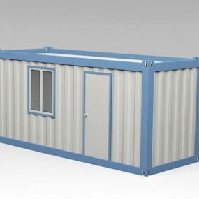 Small Container Home 3d-modell