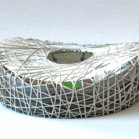 3D model olympijského stadionu Ptačí hnízdo