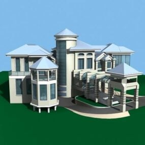 Country Villa 3d-modell