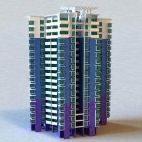 Condominium Complex 3d-modell