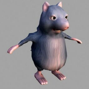 Fat Rat Rig 3d model