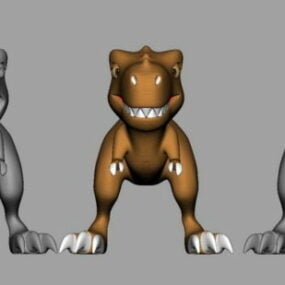 3д модель динозавра Тираннозавра Рекса из мультфильма