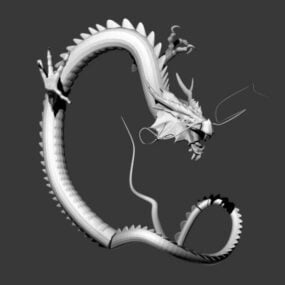 Dragon japonais modèle 3D
