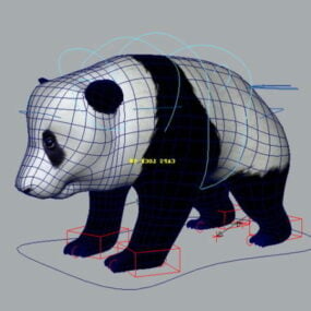 3d модель Panda Rig