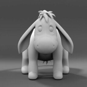 Cute Donkey 3d model