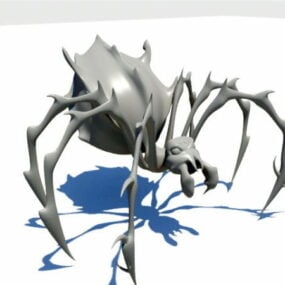 Spider Monster Rig 3d model