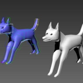Dog Rig 3d-modell
