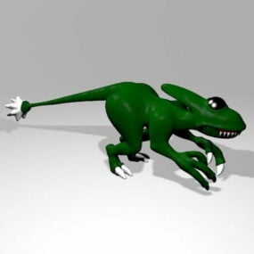 3D model mimozemské bestie