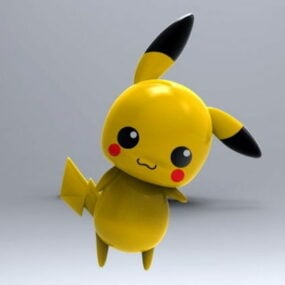 Mô hình 3d Pokemon Pikachu