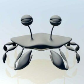 Crabe de dessin animé modèle 3D