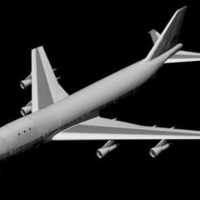 דגם תלת מימד של מטוס 747