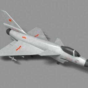 China Chengdu J-10 Kampfflugzeug 3D-Modell