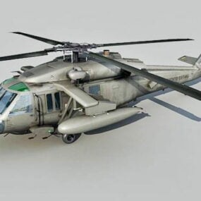 Uh-60直升机 3d模型