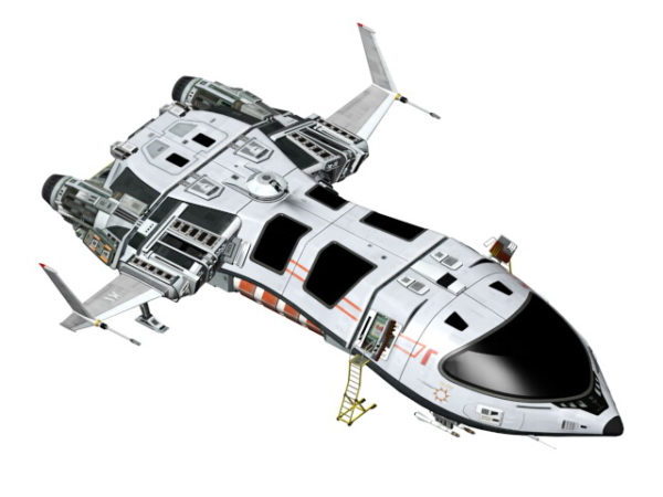 Futuristic Spaceship Concept Free 3d Model - .Obj - Open3dModel