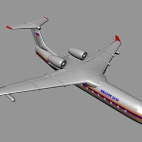 Be-200 Altair Amphibious Aircraft 3D-malli
