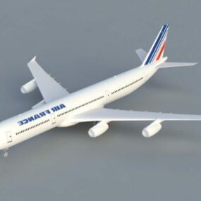 空客 A340-300 3d 模型