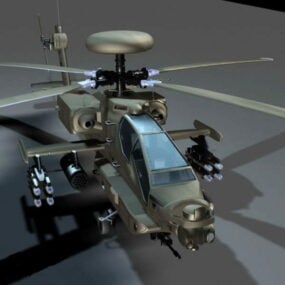 דגם Apache Helicopter 3D