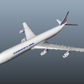 אייר פראנס A340 דגם תלת מימד