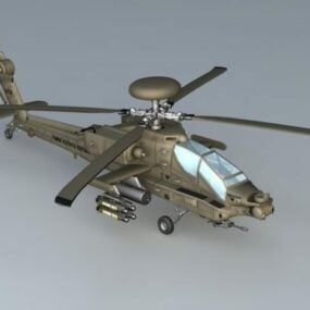 Ah-64 Apache 3d-modell