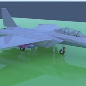 Mô hình 15d máy bay chiến đấu đại bàng F-3