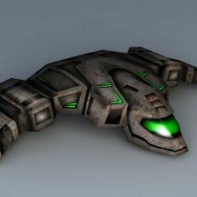 Sci-Fi Space Fighter 3D-Modell