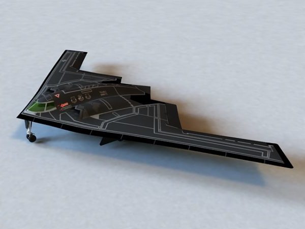 Northrop Grumman B-2 Spirit Bomber Free 3d Model - .Fbx, .Obj - Open3dModel