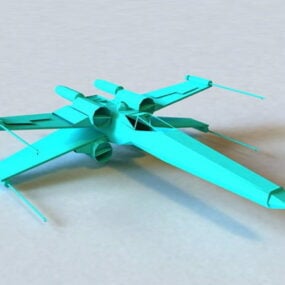 Chasseur stellaire X-wing modèle 3D
