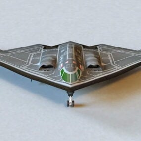 B2 Stealth bommenwerper 3D-model