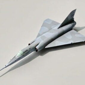 Mô hình 3d máy bay ném bom Dassault Mirage Iv