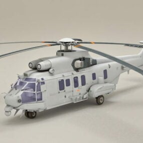 Eurocopter As332 Super Puma 3d model