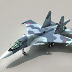 Bombardier de chasse Sukhoi Su-34 modèle 3D