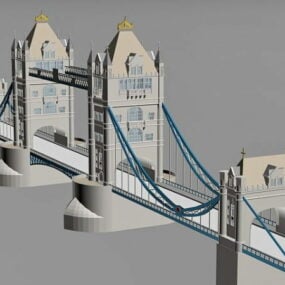 Puente de la Torre de Londres modelo 3d