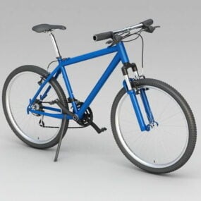 Flat Bar Hybrid Road Bike 3D-malli