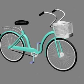 Model 3D Sepeda Wanita