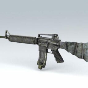 M16 A4 Assault Rifle 3d-modell
