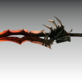 Fantasy-Schwert 3D-Modell