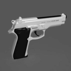 9mm Pistol Gun 3d model
