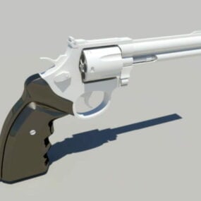 3D model revolverové pistole