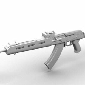 Pistolet à carabine M4a1 modèle 3D