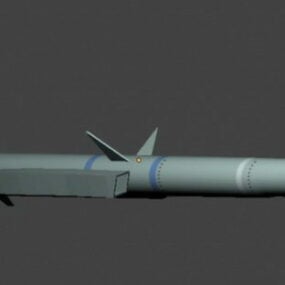 Mbda Meteor Missile 3d model
