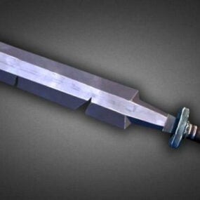 Model 3D starożytnego miecza