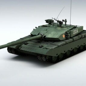 Ztz99 نموذج دبابة ثلاثي الأبعاد