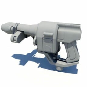 Science-Fiction-Pistole 3D-Modell