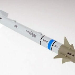 مدل سه بعدی موشک Aim-9 Sidewinder