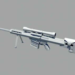 Model 3d Senapan Sniper Laut