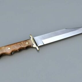 דגם 3D של סכין הישרדות
